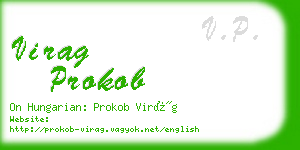 virag prokob business card